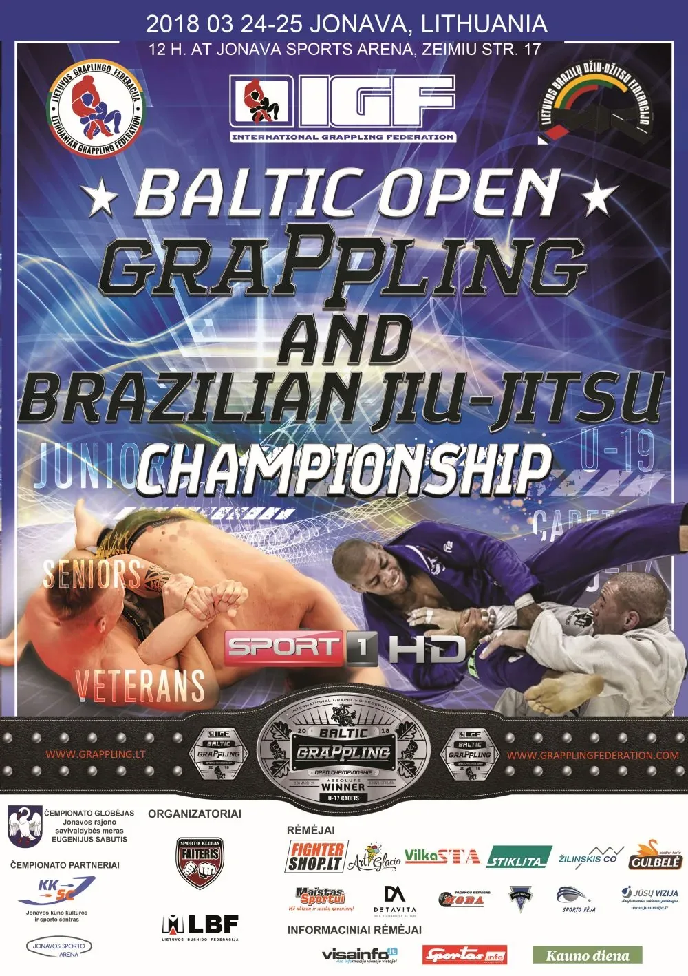 BALTIJOS ŠALIŲ ATVIRAS GRAPPLING IR BRAZILŲ DŽIU-DŽITSU ČEMPIONATAS