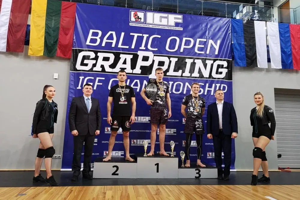 Baltijos šalių graplingo čempionate – sensacingas K. Strazdo triumfas