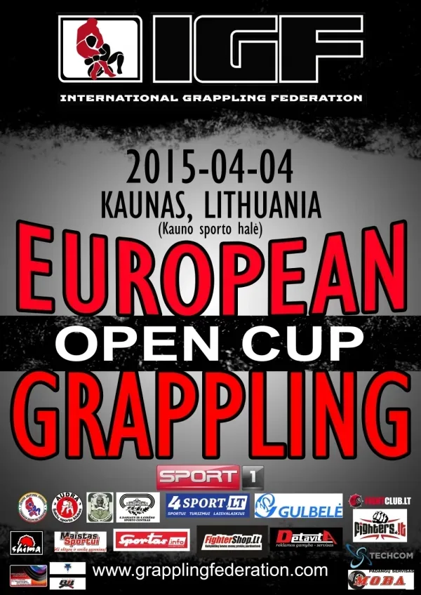 Europos atviros grappling taurės programa