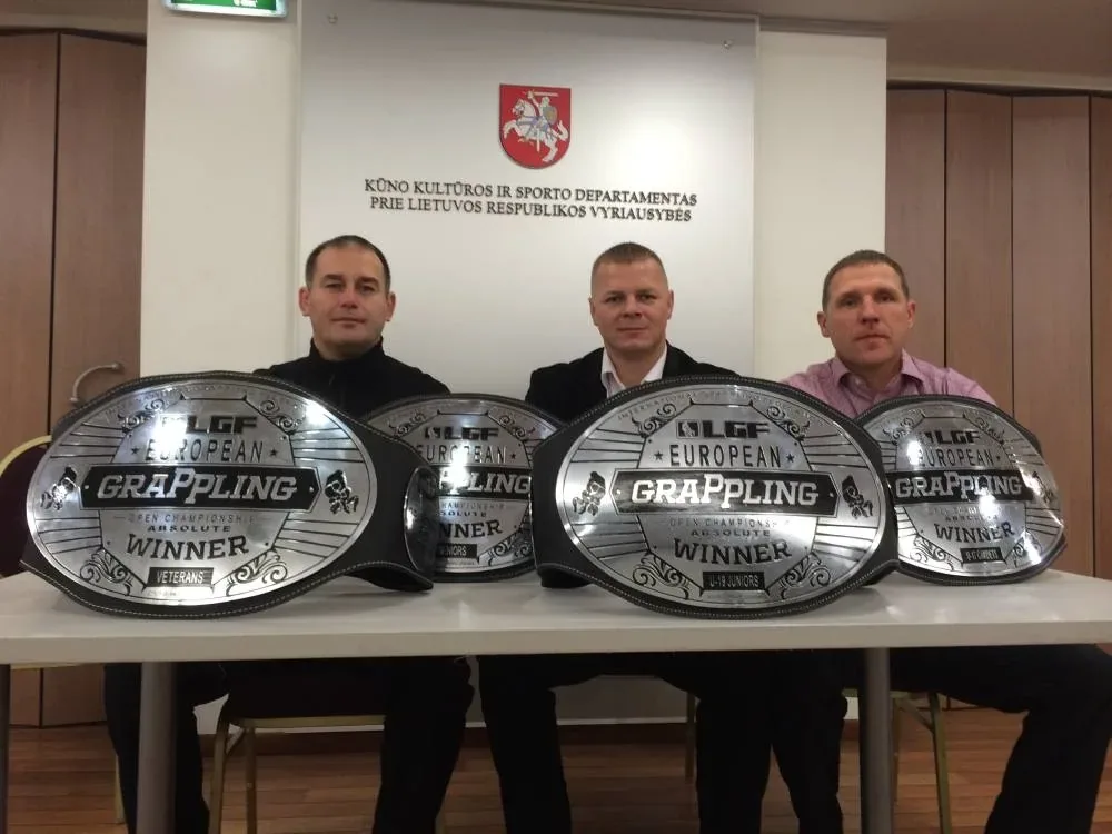 Europos grappling čempionato spaudos konferencija