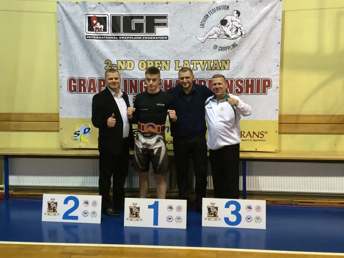 Latvijos atvirajame graplingo čempionate lietuviai pasirodė puikiai
