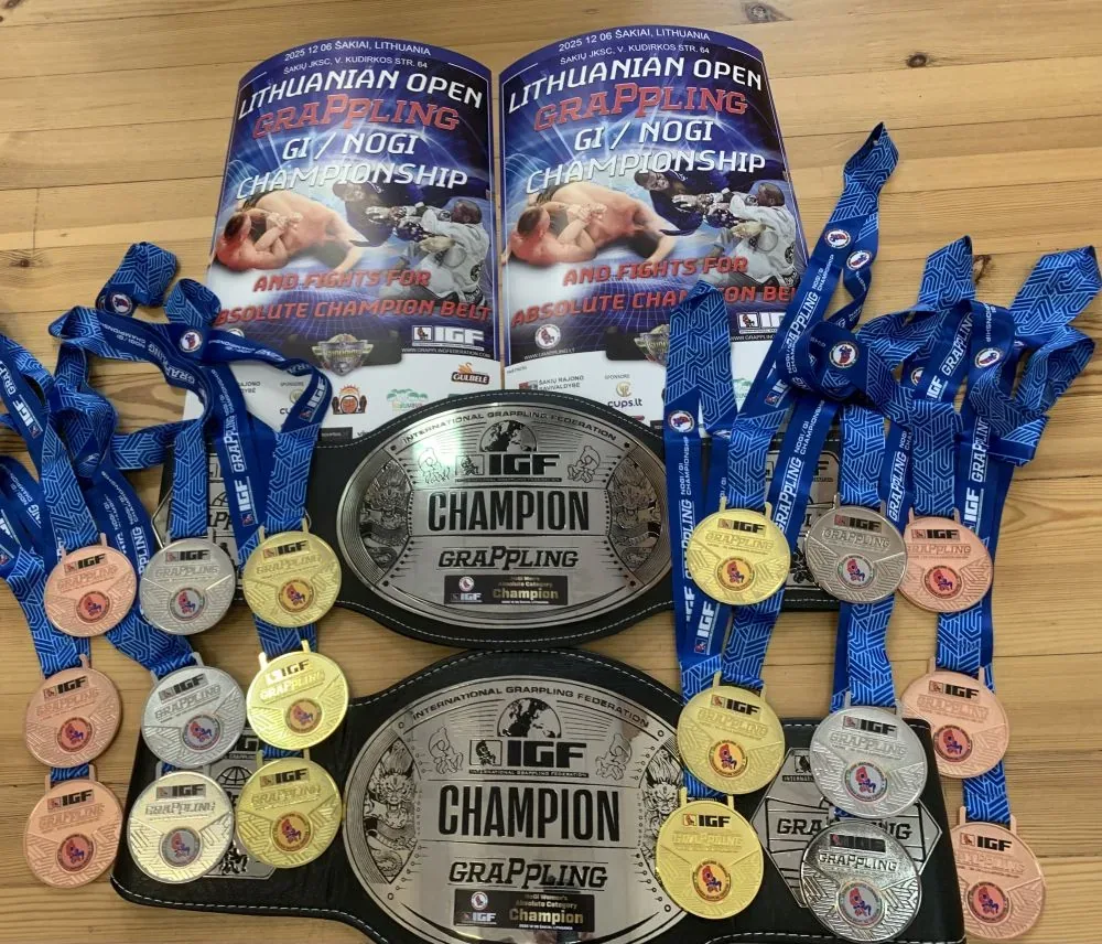 Lemiamas metų grappling čempionatas – jau gruodžio 6 dieną Šakiuose