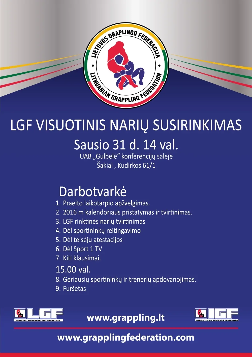 LGF visuotinis narių susirinkimas