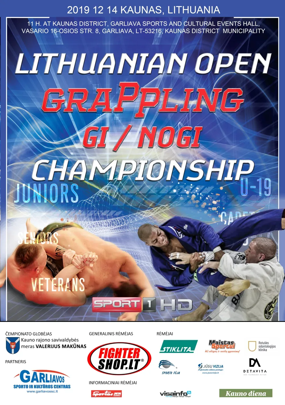 LIETUVOS ATVIRAS GRAPPLING GI / NOGI ČEMPIONATAS