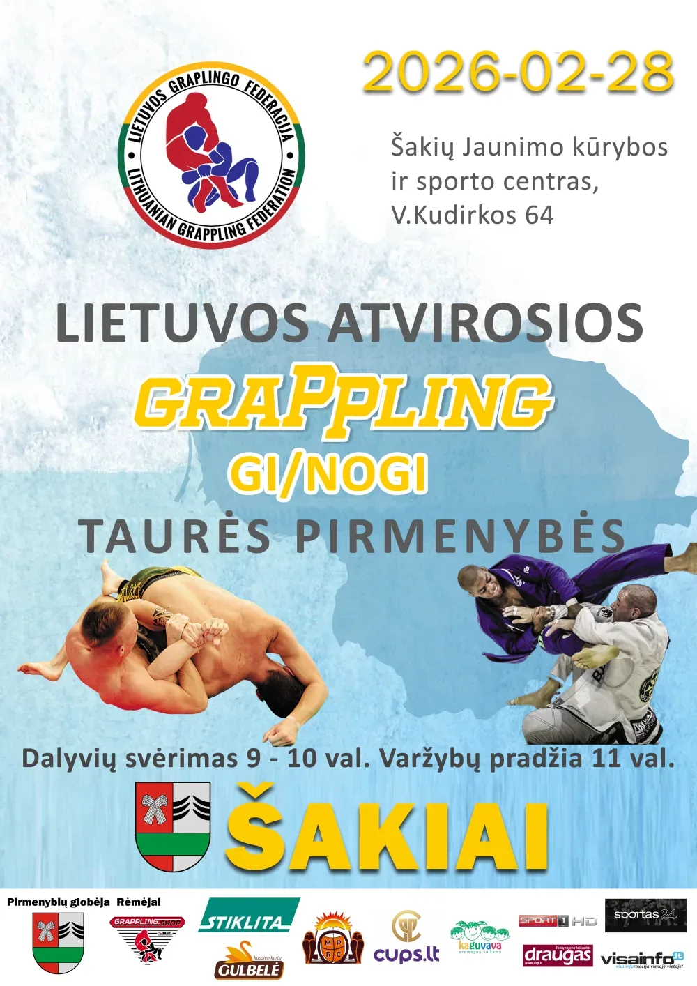 LIETUVOS ATVIRAS IGF GRAPPLING GI/NOGI TAURĖS ČEMPIONATAS