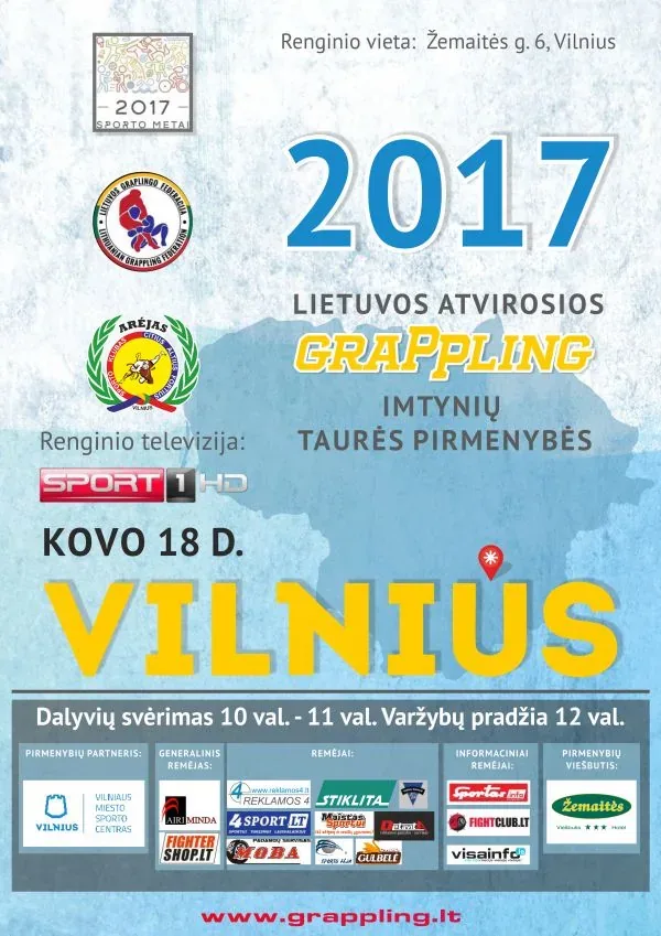 LIETUVOS ATVIROS GRAPPLING TAURĖS PIRMENYBĖS