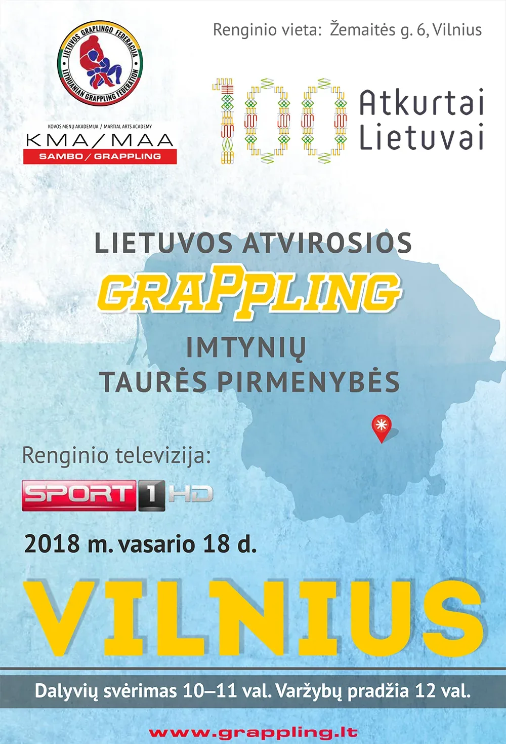 LIETUVOS ATVIROS GRAPPLING TAURĖS PIRMENYBĖS