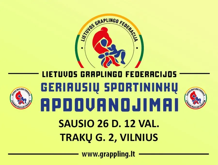 Lietuvos grapplingo federacijos geriausių sportininkų apdovanojimas
