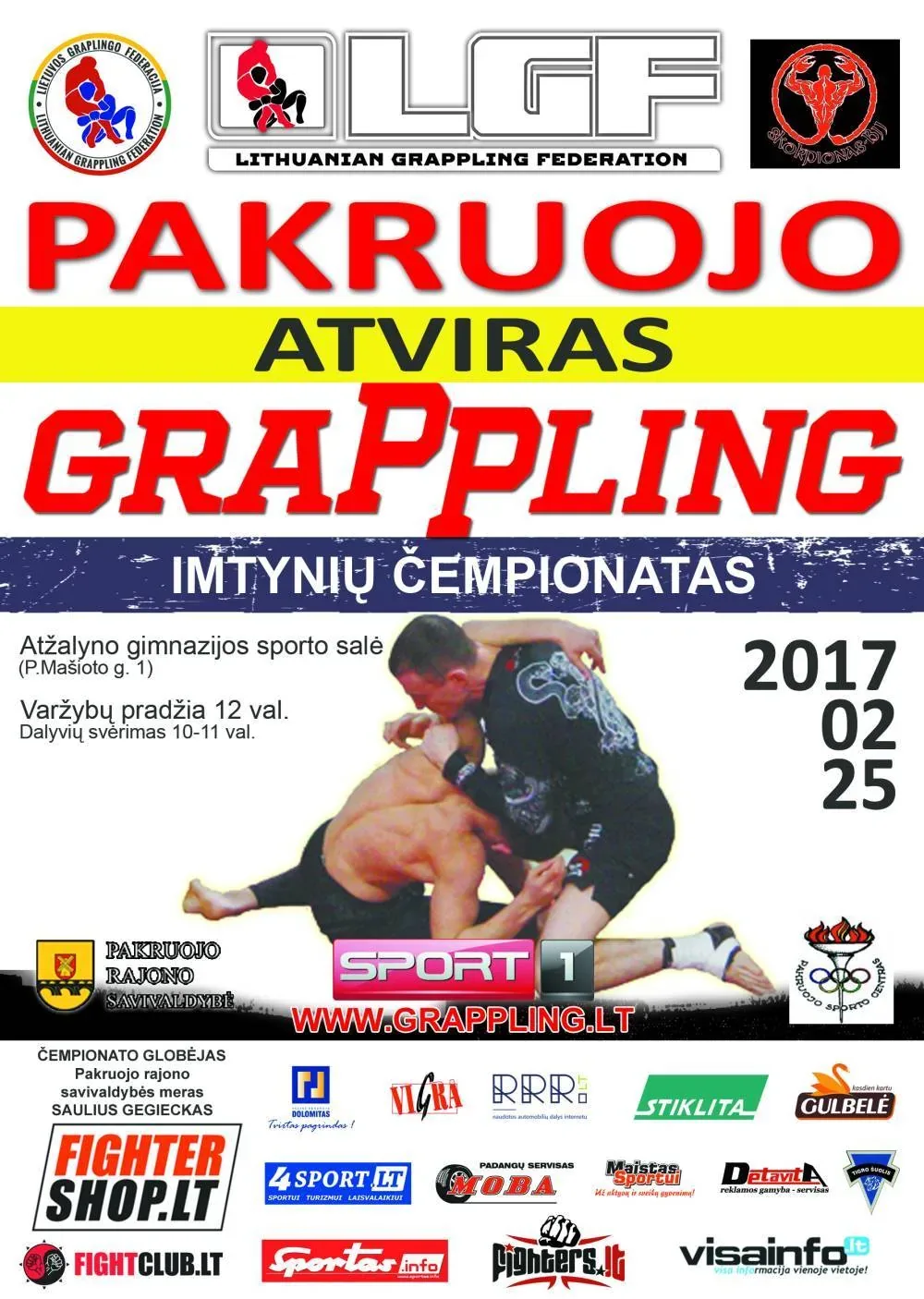 Pakruojo atviras grappling imtynių čempionatas