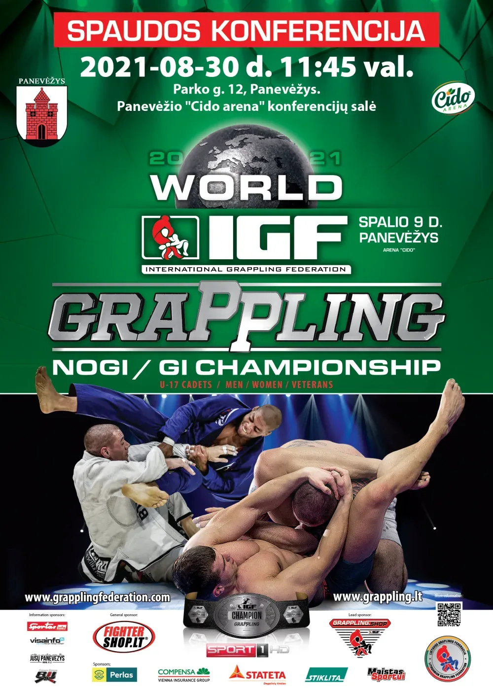 Pasaulio grappling imtynių čempionato spaudos konferencija