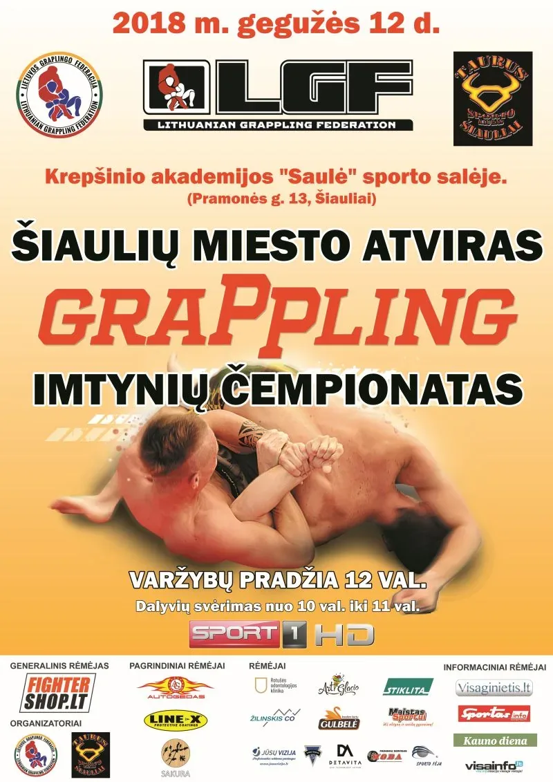 ŠIAULIŲ ATVIRAS GRAPPLING ČEMPIONATAS