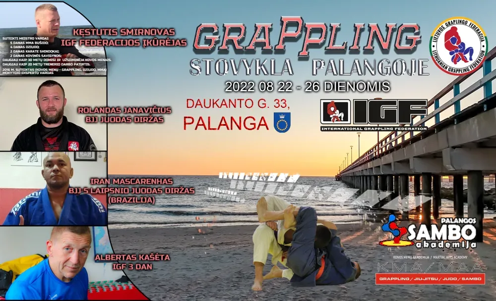 TARPTAUTINĖ GRAPPLING SPORTO STOVYKLA