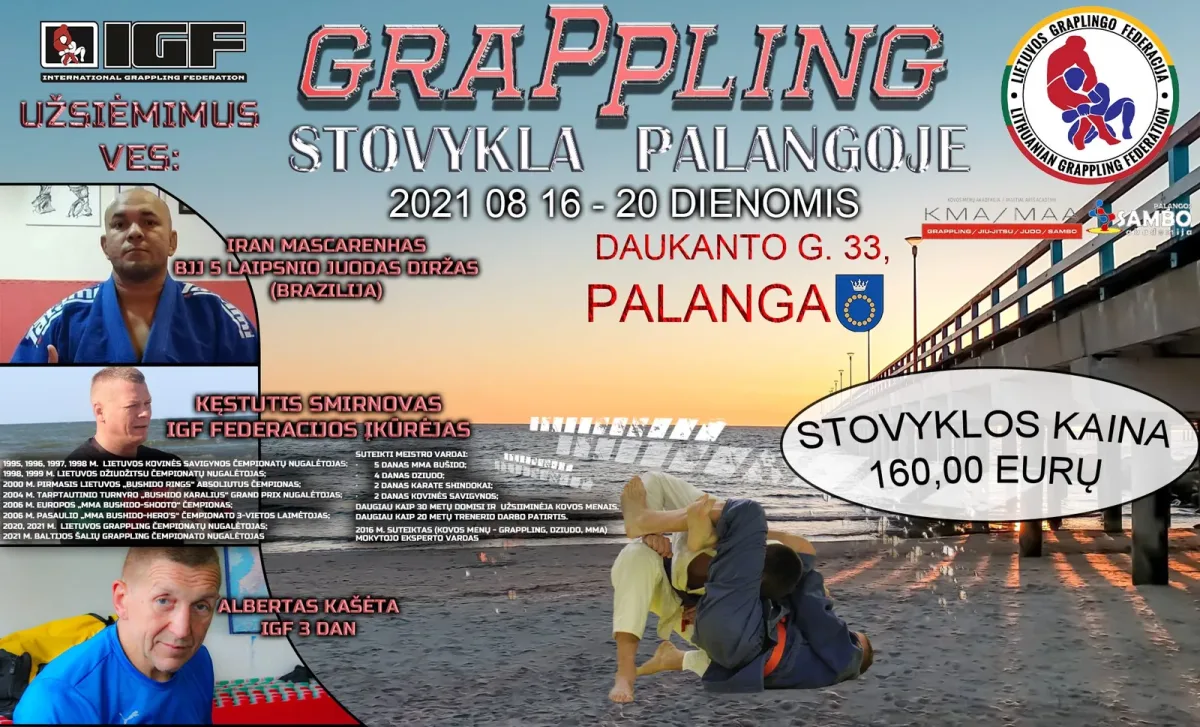 TARPTAUTINĖ GRAPPLING SPORTO STOVYKLA