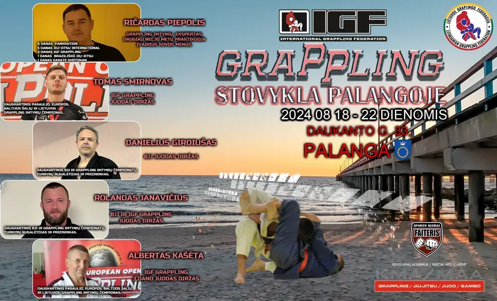 TARPTAUTINĖ GRAPPLING SPORTO STOVYKLA