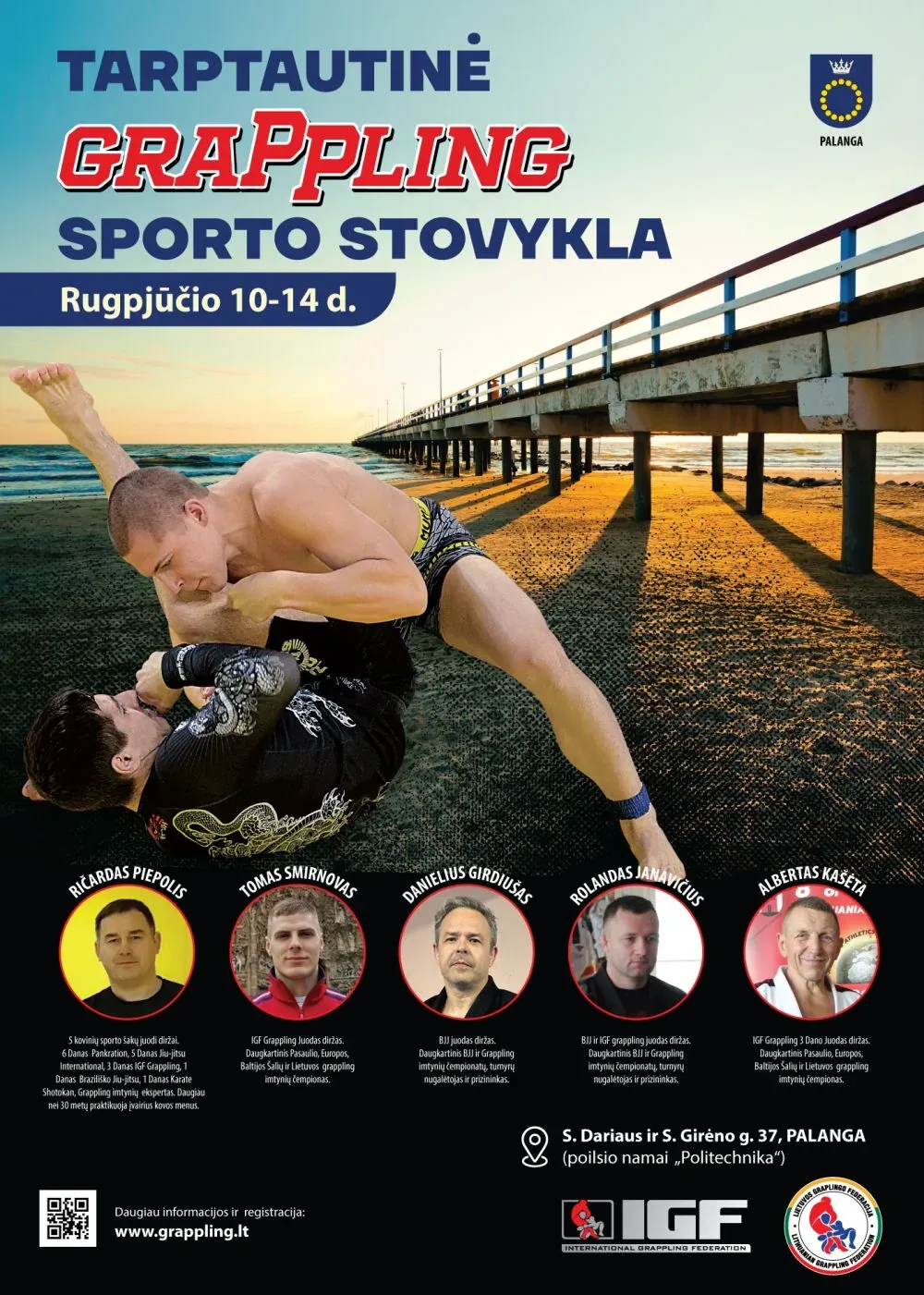 TARPTAUTINĖ GRAPPLING SPORTO STOVYKLA "PALANGA 2025"