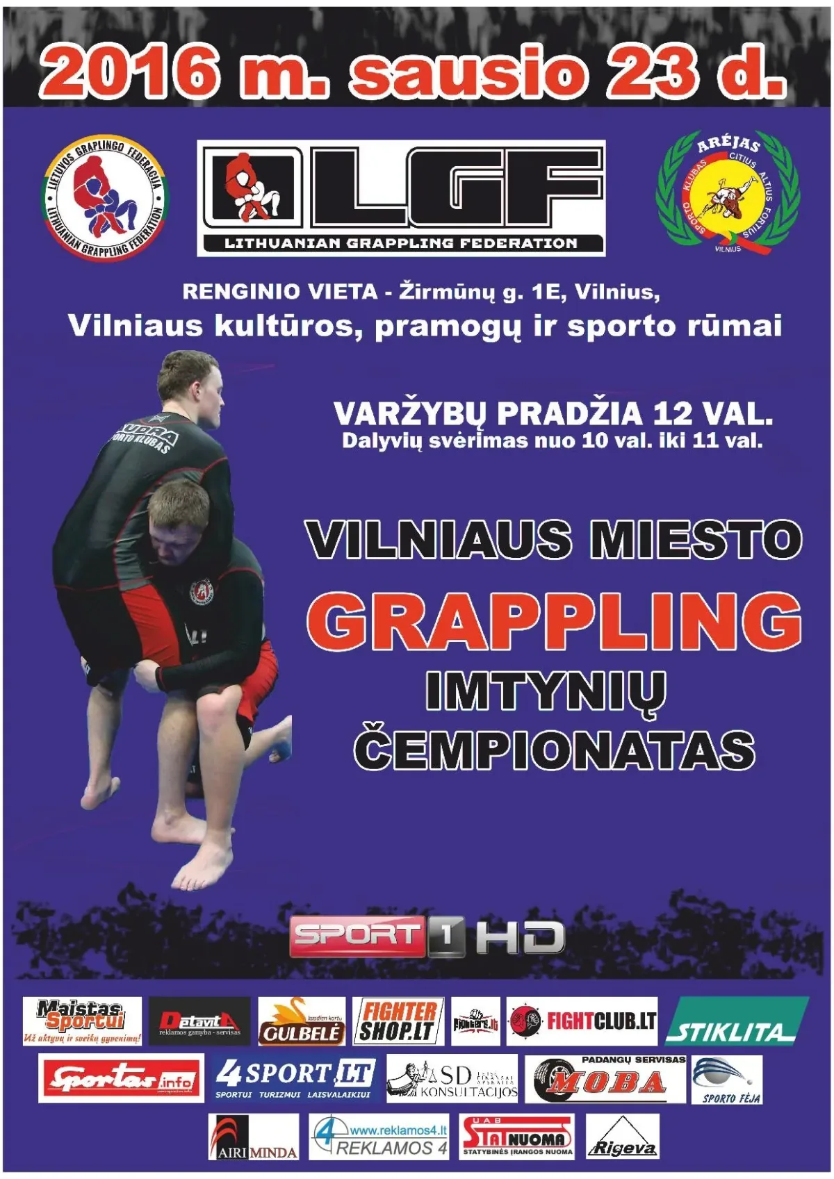 Vilniaus miesto atviras grappling imtynių čempionatas