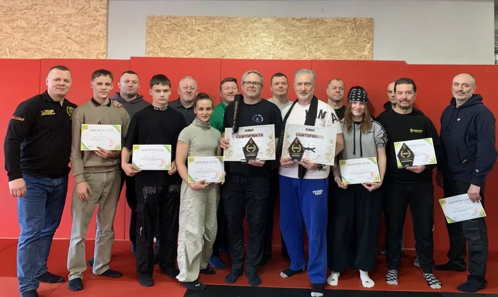 Vilniuje surengtas BJJ teisėjų seminaras – pagerbti graplingo bendruomenės nariai