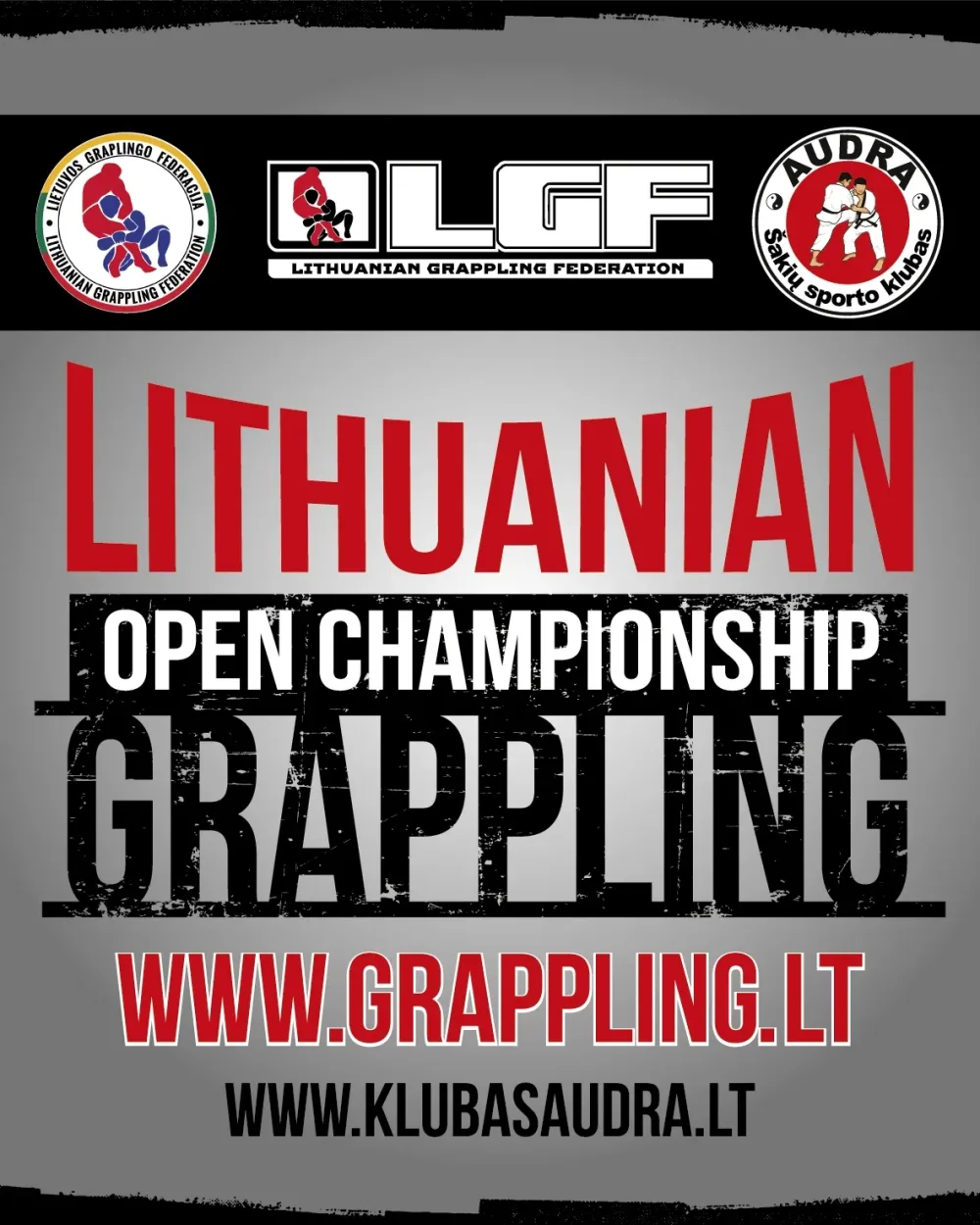 ATVIRAS LIETUVOS GRAPPLINGO ČEMPIONATAS - plakatas