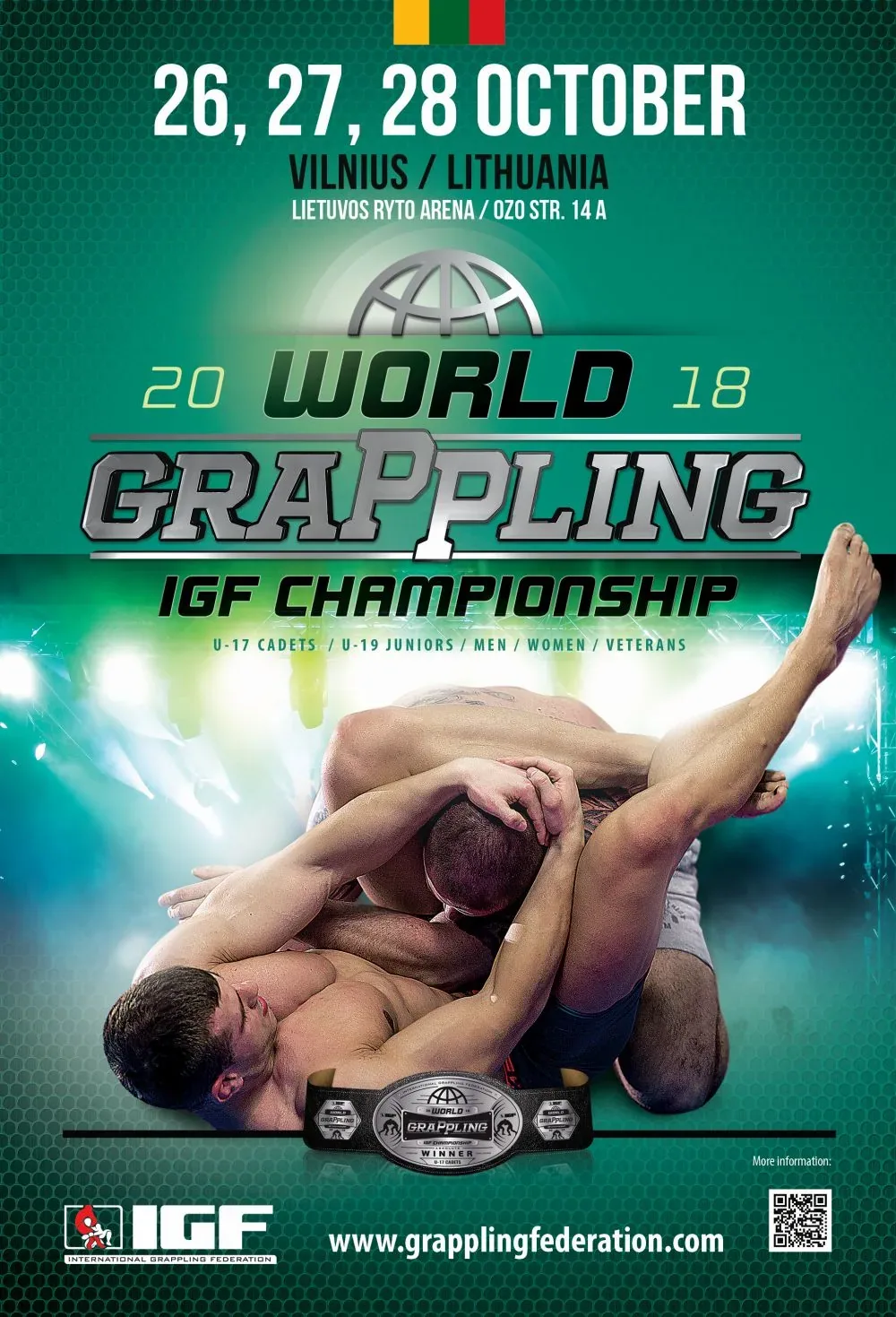 PASAULIO GRAPPLING ČEMPIONATAS - plakatas